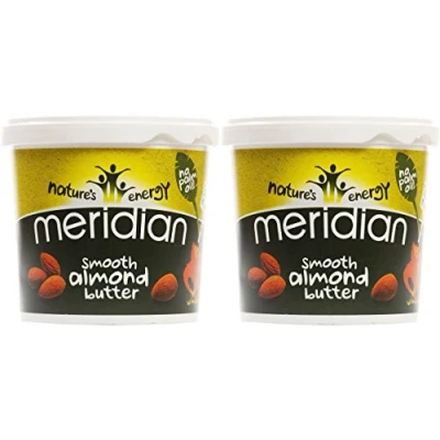 Image of (2 Pack) Meridian Natural Almond Butter Smooth 1000g 2 PACK BUNDLE