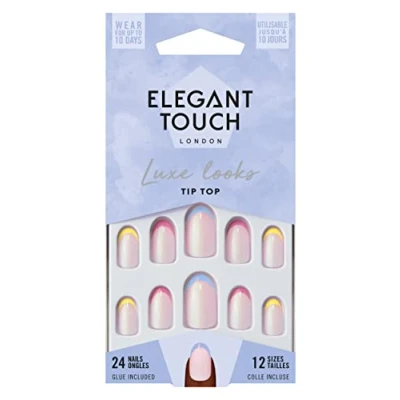 Image of Elegant Touch Luxe Looks Tip Top,12 Nail sizes