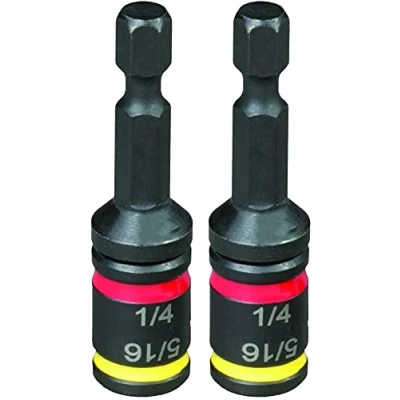Image of Malco MSHC 1/4 &amp; 5/16 Reversible Hex Chuck Driver, 2 Pack