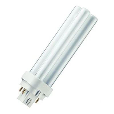 Image of Crompton 13W CFL G24q 1 4 Pin Opal DE Type Bulb Cool White