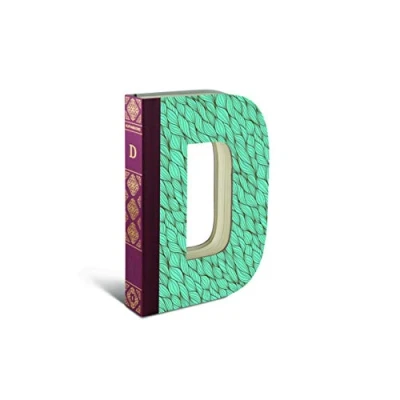 Image of IF Alphabooks Letter D,Gold/Ivory