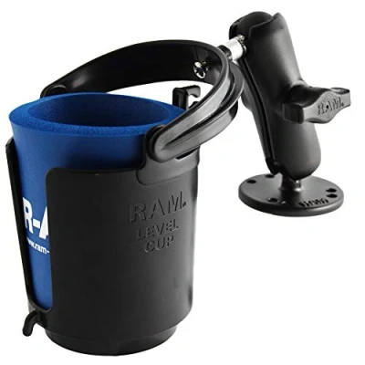 Image of RAM Mount B 132 Drink Cup Holder with Standard Arm &amp; Round Base