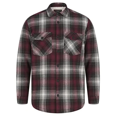 Image of Tokyo Laundry Men&#039;s Crestone Thick Fleece Lined Checked Flannel Work Shirt