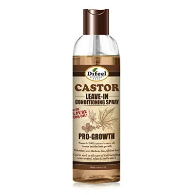 Image of Difeel Pro Growth Leave in Conditioning Spray with 100% Natural Castor Oil 180 millilitres