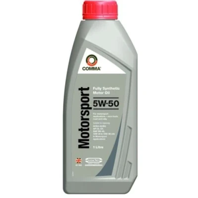 Image of Comma MS1L Motorsport Fully Synthetic 5W50 Motor Oil, 1 Liter