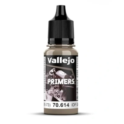 Image of Vallejo Model Color 17 ml Polyurethane Primer IDF Israeli Sand Grey