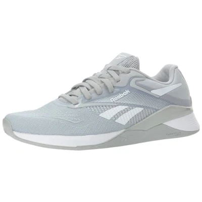 Image of Reebok Unisex Nano X4 Sneaker, Pugry3 White Pugry3, 3.5 UK