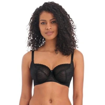 Image of Freya Women&#039;s Signature Underwire Balcony Bra Full Coverage, Black, 36J US