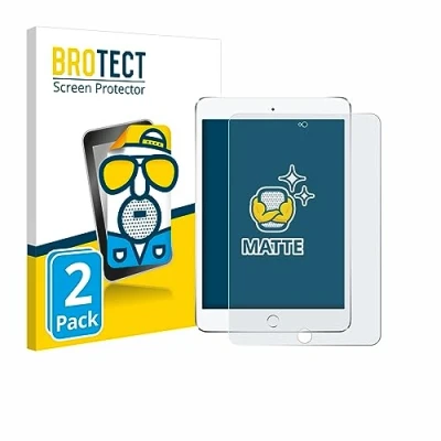 Image of brotect Screen Protector Anti Glare compatible with Apple iPad Mini 4 2015 (2 Pack) Matte, Fingerprint Protection Film