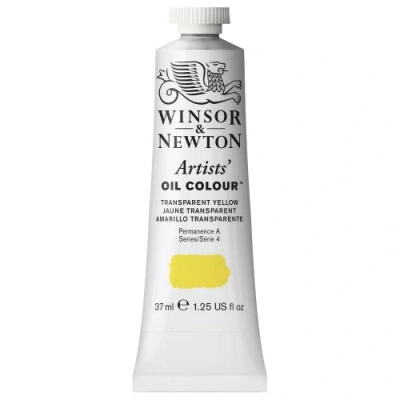 Image of Winsor &amp; Newton 37ml Artists&#039; Oil Colour Transparent Yellow