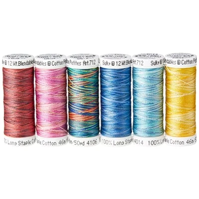 Image of Sulky Cotton Sampler 12wt Petites Most Popular Blendables Assortment