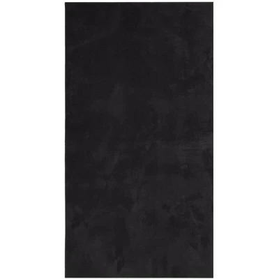 Image of vidaXL Rug HUARTE Short Pile Soft and Washable Black 80x150 cm