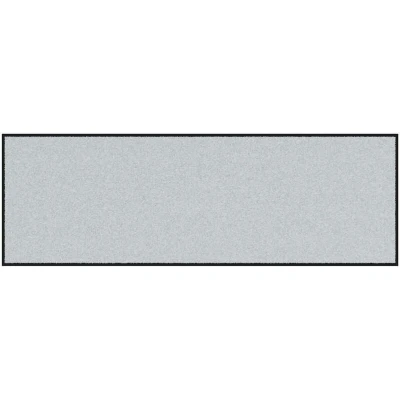 Image of vidaXL doormat grey/black 180x60cm indoor/outdoor rug, synthetic polypropylene mat, medium pile bedroom/living/office/balcony use