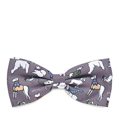 Image of Radley London Dog Bow Tie Off on an Adventure in Grey