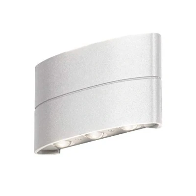 Image of Chieri Outdoor Modern Up Down Wall Light 8W White, IP54