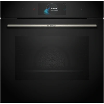 Image of Bosch HSG7584B1 Serie 8 Built In Single Oven With Steam Function Black