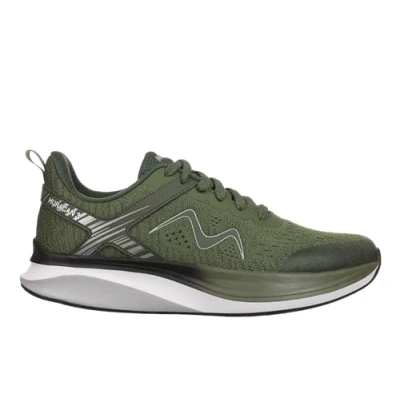 Image of MBT Huracan 3 Lace Up Men&#039;s running shoes color:Army Green size:45