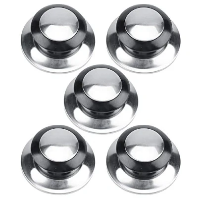 Image of 5Pcs Pot Lid Cookware Handle Lifting Knob Metal Replacement Parts for Kitchen