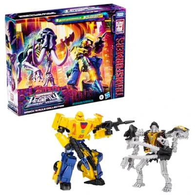 Image of Transformers Generations Legacy Wreck ‘N Rule Collection G2 Universe Leadfoot and Masterdominus, Ages 8 Up, 14 cm, Multicolor (F3079)