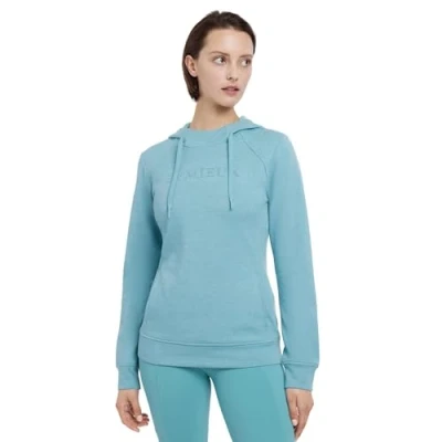 Image of LeMieux Martha Womens Lightweight Drawstring Hoodie (UK, Numeric, 18, Regular, Lagoon)