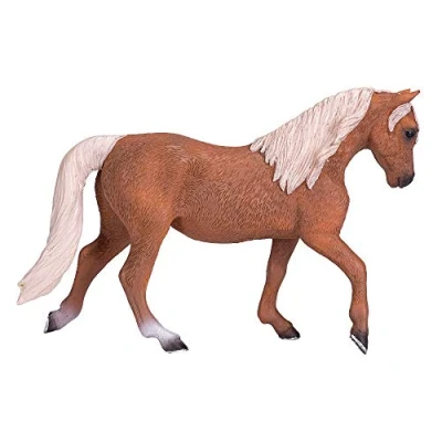 Image of MOJO Morgan Stallion Palomino Horse Farm Animal Model Toy Figure
