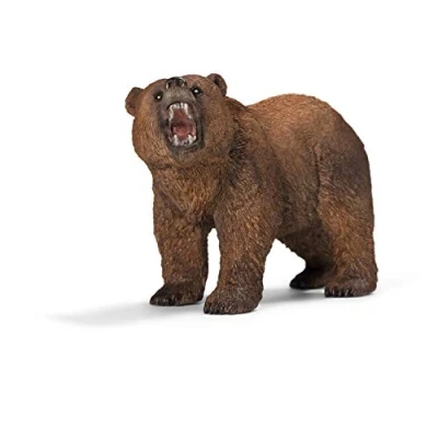 Image of SCHLEICH 14685 Grizzly bear Wild Life Toy Figurine for children aged 3 8 Years