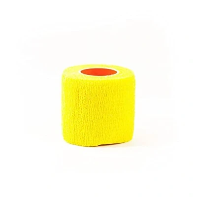 Image of First Aid 4 Sport Latex Free Cohesive Bandage 5cm x 4.5m Yellow 1 Roll