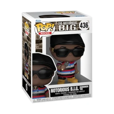 Image of Funko POP! Rocks: Biggie “Beat the Summer Jam&#039;&#039; Notorious BIG Collectable Vinyl Figure Gift Idea Official Merchandise Toys for Kids &amp; Adults Music Fans Model Collectors