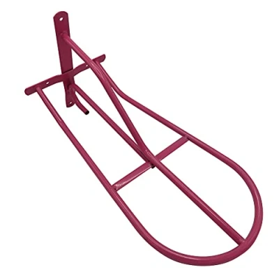 Image of Secure Fix Direct Wall Mounted Saddle Rack Stand Pink (Horse Riding Tack Room Stable)