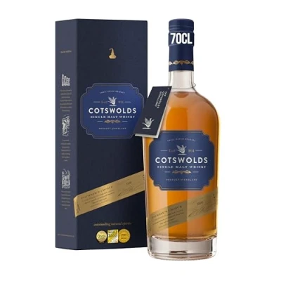 Image of Cotswolds Distillery Founder&#039;s Choice Single Malt Whisky with Gift Box, 70 cl