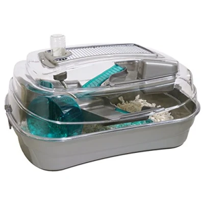 Image of Rosewood Abode Dwarf Hamster &amp; Mouse Home, Silver