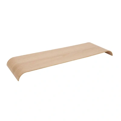 Image of AYTM Curva tray, oak coloured, 81 x 25 5 cm, wood