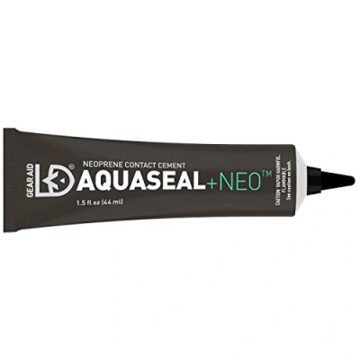 Image of GEAR AID Aquaseal NEO Contact Cement for Neoprene and Wetsuit Repair, 1.5 fl oz, Black (14110)