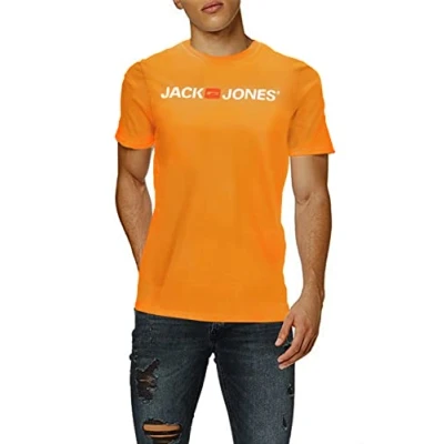Image of JACK &amp; JONES Men’s T Shirt, Dark Cheddar, L