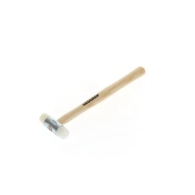 Image of GEDORE Nylon Hammer with wooden handle, Leather hammer, Dia. 22 mm, ash wood Tool, Forged, 225 E