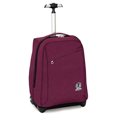 Image of Invicta Rolling backpack, BENIN, Wheeled Book Bag, 2 in 1, Backpack + Trolley, For Teen, Girls&amp;Boys, School, Sport, Free Time, Laptop Sleeve, Italian Design, black