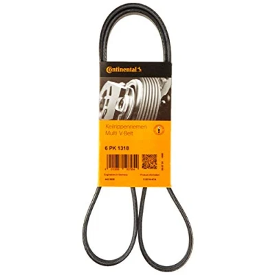 Image of 20441019 V ribbed belt CONTITECH 6PK1318 1318mm 6 VAUXHALL: Corsa Mk3, Astra Mk5 Sport Hatch, COMBO Mk2, SUZUKI: SWIFT 3, IGNIS 2, Splash Hatchback