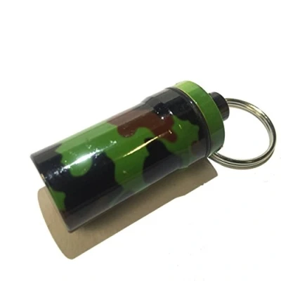 Image of AllCachedUp Bison Tube Geocache Geocaching waterproof Container with Log Sheet (Camo)
