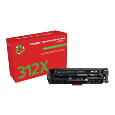 Image of Everyday by Xerox Black Toner compatible with HP 312X (CF380X), High Capacity