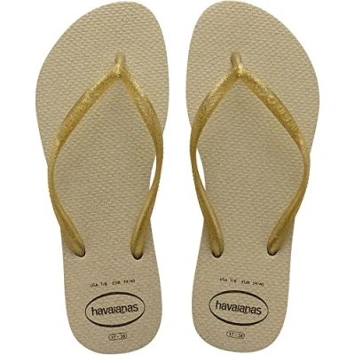 Image of Havaianas Women&#039;s Flip Flop, Sand Grey, 8 UK