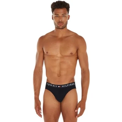 Image of Tommy Hilfiger Men&#039;s 3p Brief Um0um03182 Briefs, Blue (Des Sky/Des Sky), S