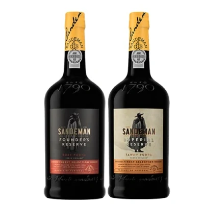 Image of Sandeman Port Duo Gift Ruby 75cl and Tawny