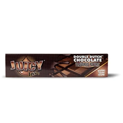 Image of JUICY JAYS DOUBLE DUTCH CHOCOLATE KING SIZE SLIM 20 BOOKLETS