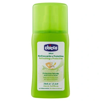Image of Chicco Spray Refreshing &amp; Protective, Protection Natural also against the Mosquitoes, 100 ml