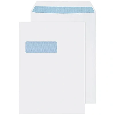 Image of Q Connect C4 Envelopes Window Self Seal 100gsm White (250 Pack) KF3535