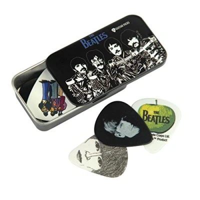 Image of Planet Waves 1CAB4 15BT3 Beatles Sgt. Peppers Picks Medium Gauge in Collectable Tin 15