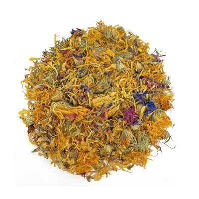 Image of Bunny Bistro Flower Mix 100% Natural Treat for Rabbits, Guinea Pigs &amp; Small Animals (200g)