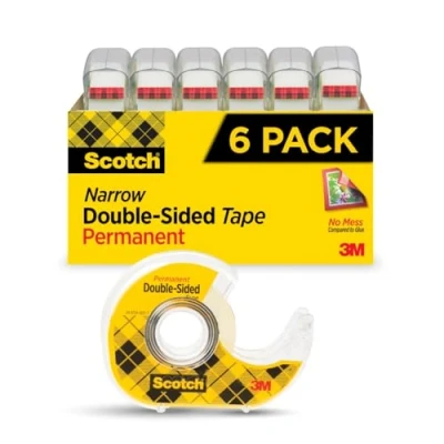 Image of Scotch 3M Double Sided Tape 6 Rolls