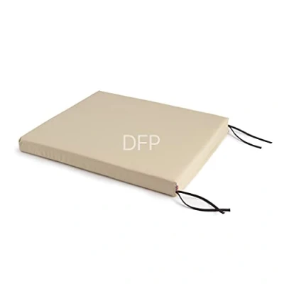 Image of Outdoor Seat Cushion Pads for Rattan Furniture (Sand, 65cm x 5cm)