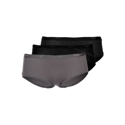 Image of DIM Pocket Boxer 3 PACK Briefs, Women&#039;s, Size: Medium, Black